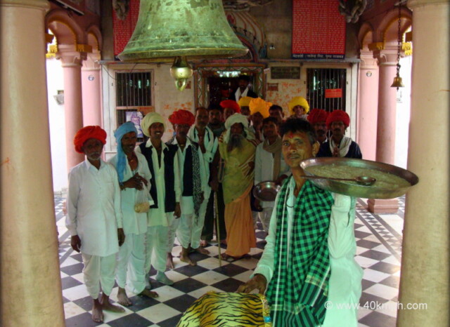 Devotees at Shakambari Devi Temple, Sambhar, Rajasthan, India