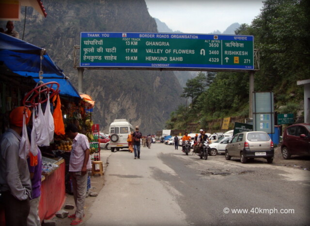 High Altitude Tourist Places and Distance from Govindghat, Chamoli, Uttarakhand