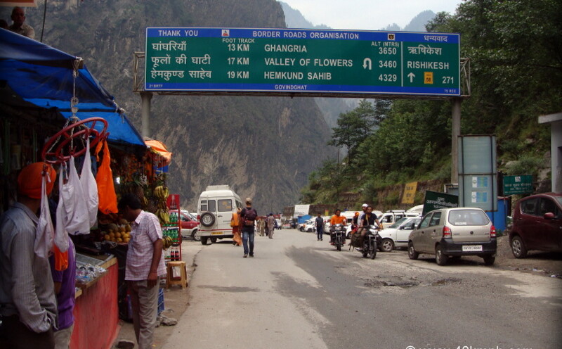 High Altitude Tourist Places and Distance from Govindghat, Chamoli, Uttarakhand
