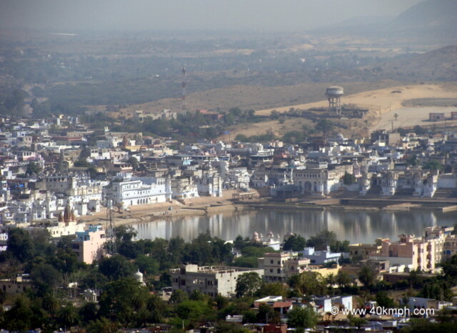 View of Pushkar Lake from Savitri Temple (Rajasthan, India)