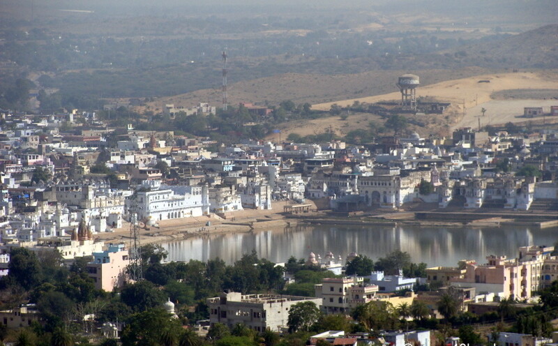 View of Pushkar Lake from Savitri Temple (Rajasthan, India)