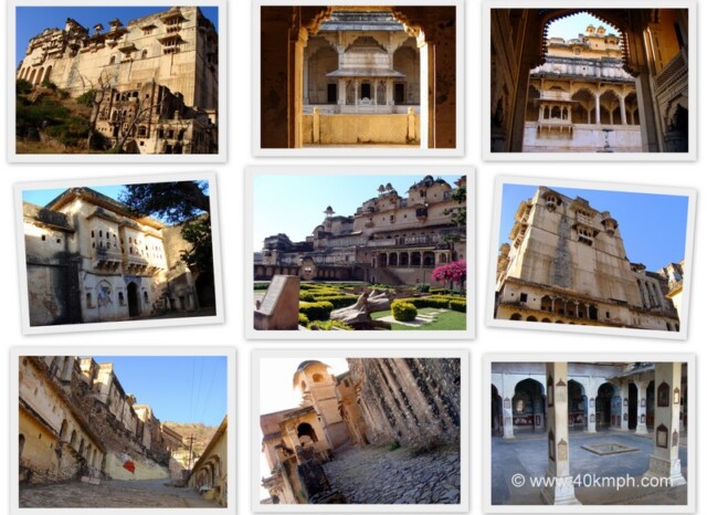 Collage of Bundi Palace and Chitrashala (Rajasthan, India)