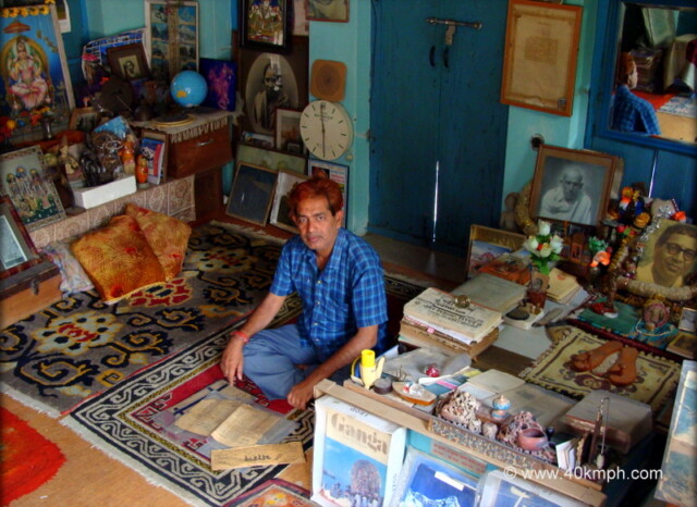 Shri Prabhakar Joshi at Nakshatra Vedh Shala (Observatory), Devprayag, Uttarakhand, India