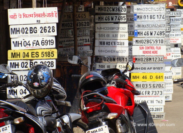 Vehicle Registration Plates of Mumbai
