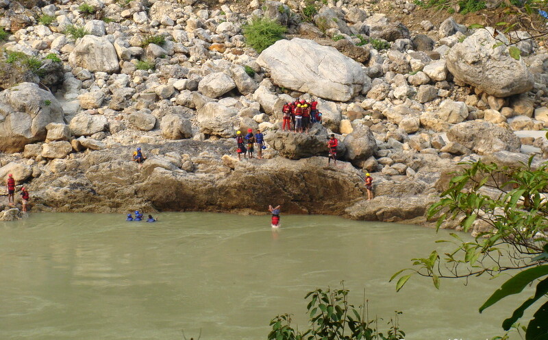 Cliff Jumping, Neer Gaddu, Rishikesh, Uttarakhand, India