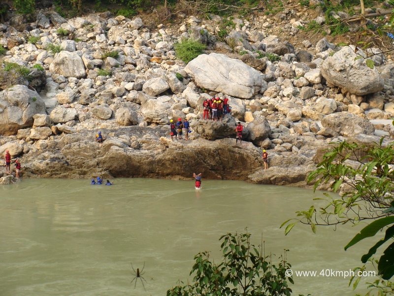 Cliff Jumping, Neer Gaddu, Rishikesh, Uttarakhand, India