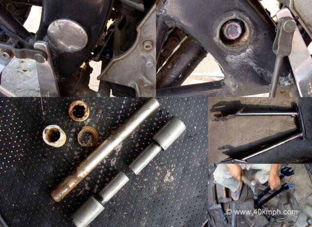 Royal Enfield Thunderbird Twinspark Swing Arm Bush Replacement