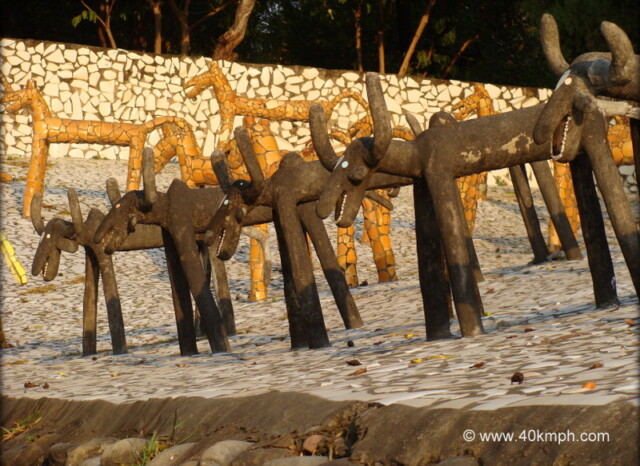 Animal Sculptures at Rock Garden, Chandigarh