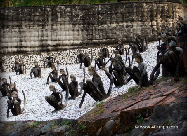 Monkey Sculptures at Rock Garden, Chandigarh