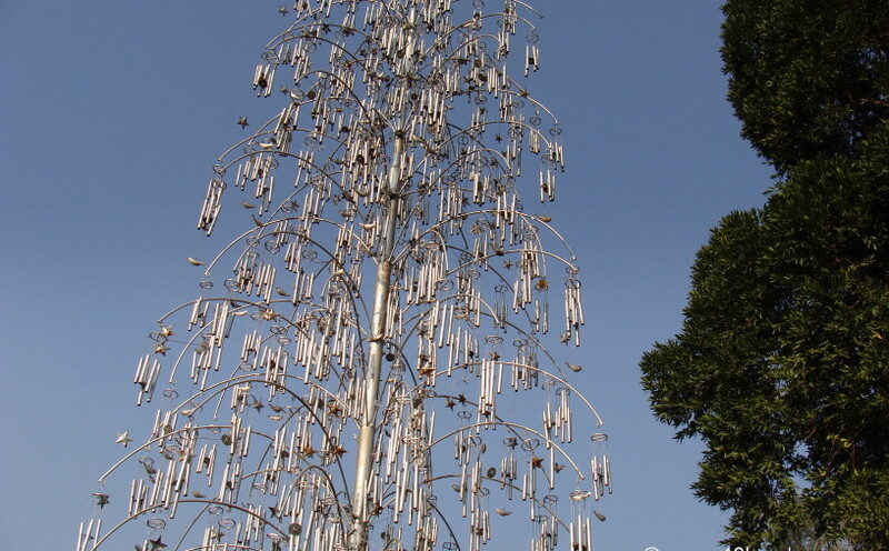 Organ Pipe Wind Chimes at Rose Garden, Chandigarh