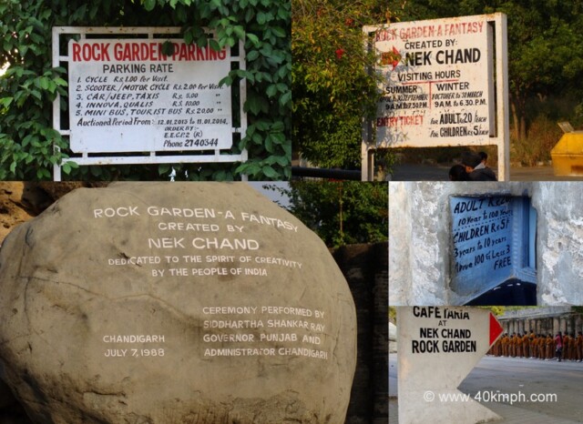 Visit Details at Nek Chand Rock Garden, Chandigarh