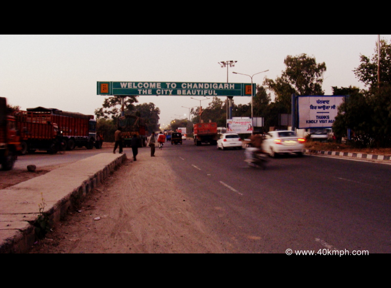 Welcome to Chandigarh City Sign