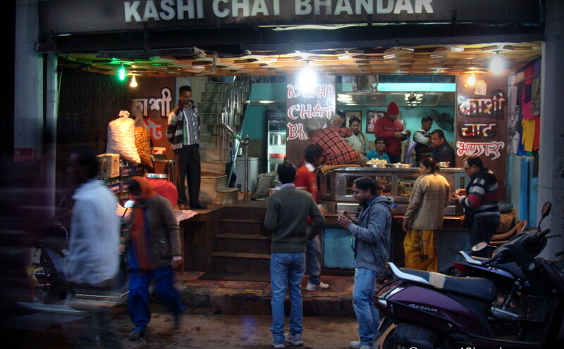 Kashi Chat Bhandar, Godowlia Chowk, Varanasi, Uttar Pradesh, India