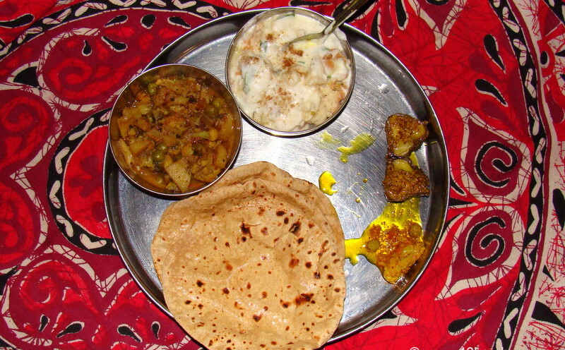 Dinner at a Friend's House in Varanasi, Uttar Pradesh, India