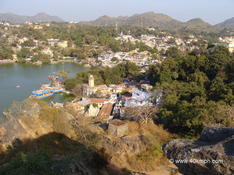 View of Raghunath Temple from Toad Rock, Mount Abu, Rajasthan