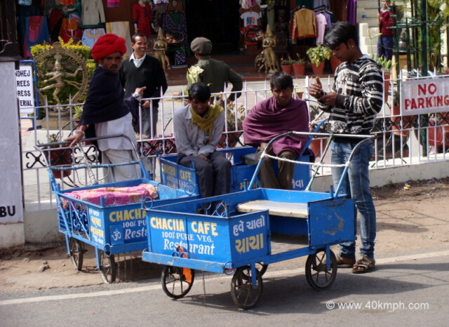 'Baba Gadi' Local Public Transport in Mount Abu, Rajasthan, India