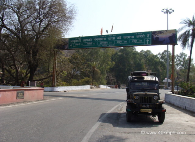 Distance Chart from Mount Abu (Rajasthan, India) to Other Cities