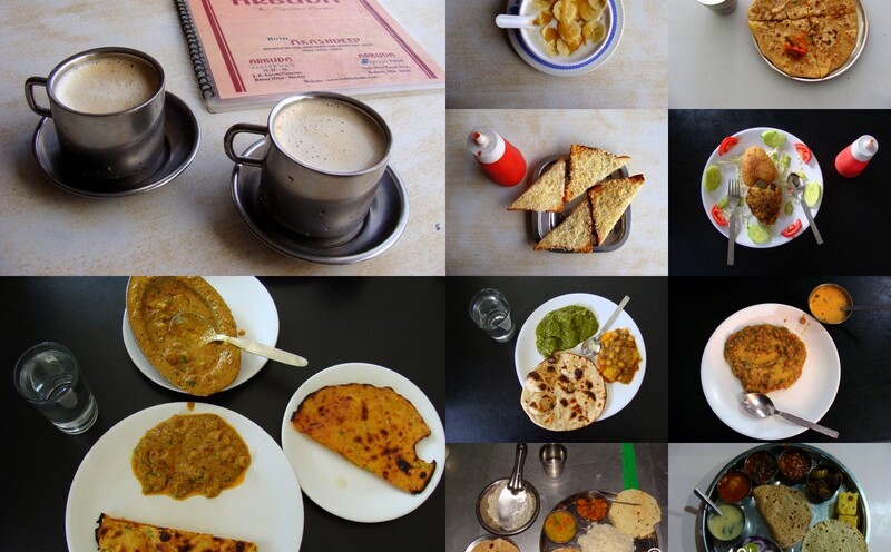 Food and Drink from Restaurants and Canteen in Mount Abu, Rajasthan, India