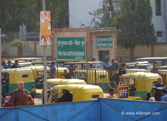Prepaid Auto Rickshaw Booth, Hazrat Nizamuddin Railway Station (Delhi, India)