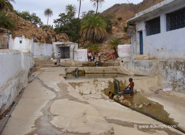 Saraswati River at Shri Koteshwar Mahadev, Ambaji, Gujarat, India