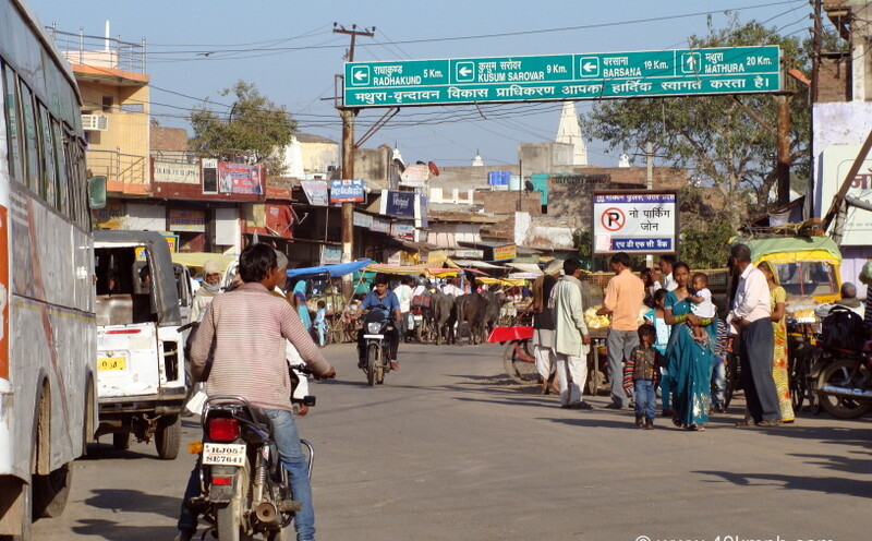 Distance from Govardhan (Mathura, Uttar Pradesh, India) to Tourist Places