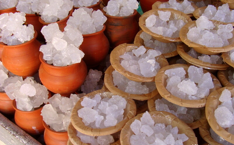 Misri Crystals nearby Dauji Temple at Baldeo (Mathura), Uttar Pradesh, India
