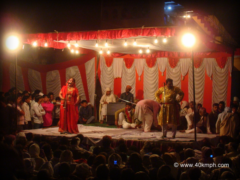 Nautanki (Folk Theatre) at Phalen Village, Mathura, Uttar Pradesh, India