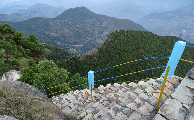A View of the Valley from Kartik Swami Temple, Rudraprayag, Uttarakhand, India
