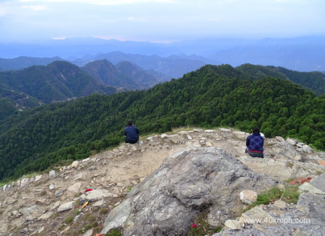 Lush Green Valley View from Kartik Swami Temple, Rudraprayag, Uttarakhand, India