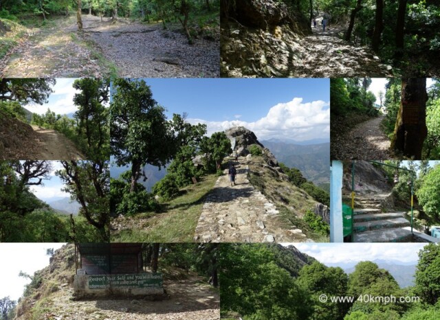 Trekking Path to Kartik Swami Temple, Rudraprayag, Uttarakhand, India
