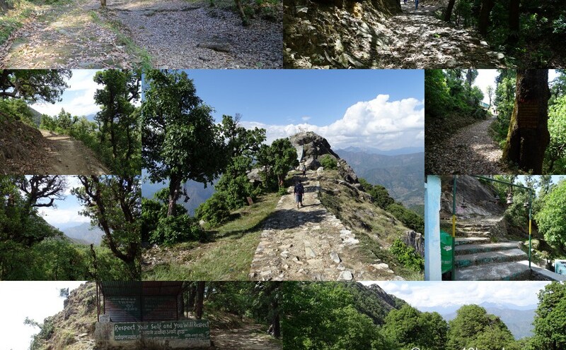Trekking Path to Kartik Swami Temple, Rudraprayag, Uttarakhand, India
