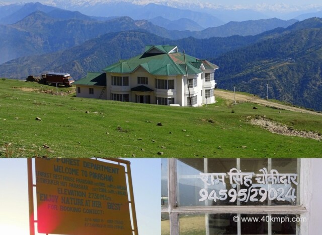 Forest Rest House for Accommodation at Prashar Lake, Himachal Pradesh, India