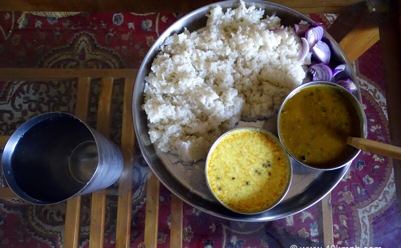 Jhol, Mah ki Dal and Chawal - Favourite Food of Mandi (Himachal Pradesh, India)