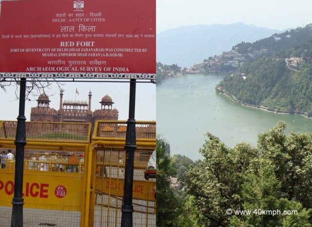 A Collage of Two Cities - Delhi and Nainital