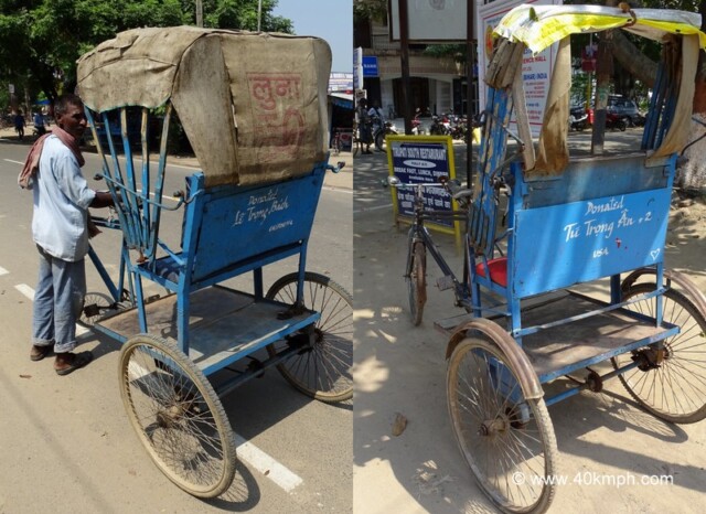 Donated Rickshaws at Domuhan Road, Bodhgaya, Bihar, India