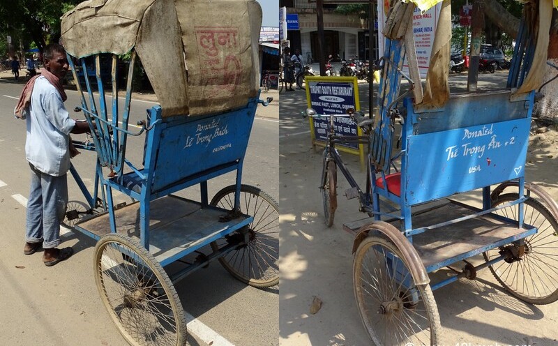 Donated Rickshaws at Domuhan Road, Bodhgaya, Bihar, India
