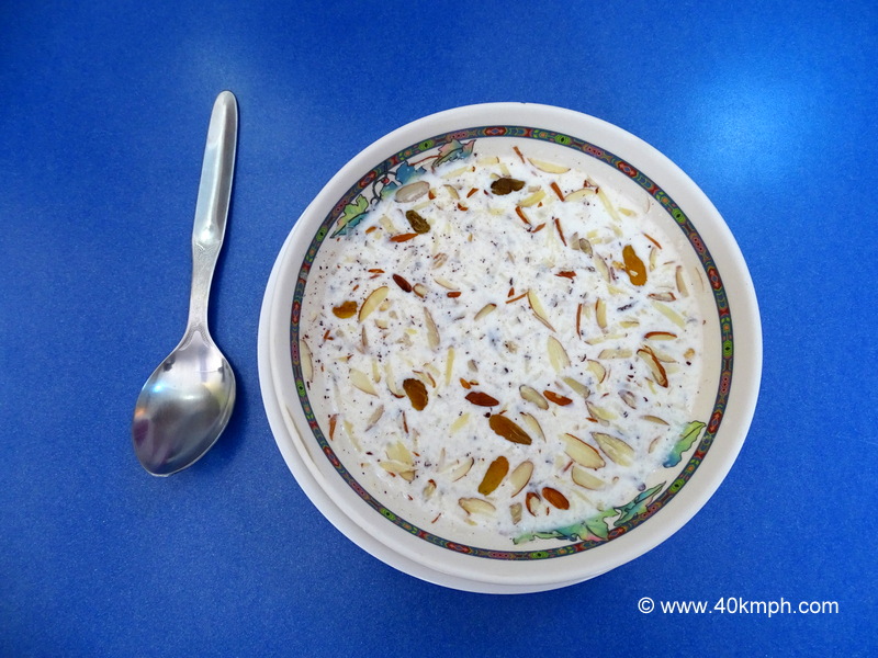 Granola with Milk for Breakfast at Be Happy Cafe, Bodhgaya, Bihar, India