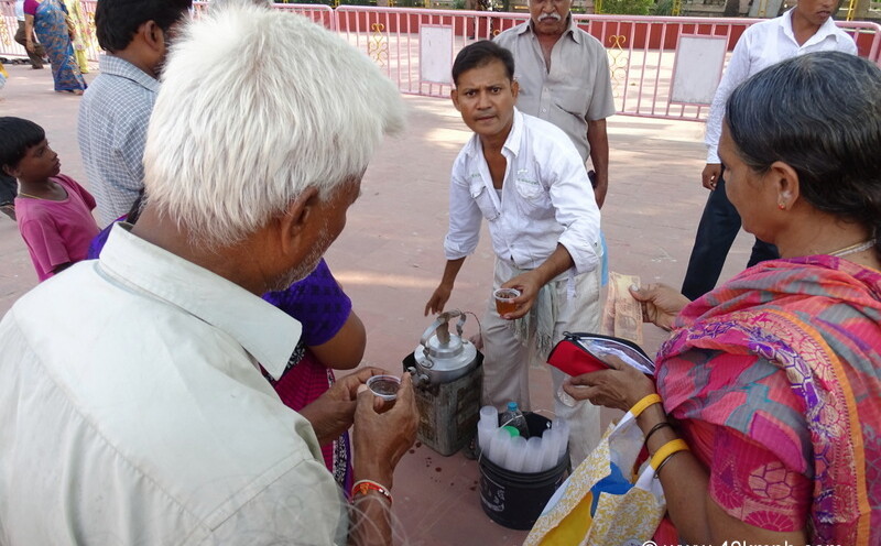 Masala Lemon Tea (Nimbu Chai) as Evening Drink nearby Mahabodhi Temple, Bodhgaya, Bihar, India