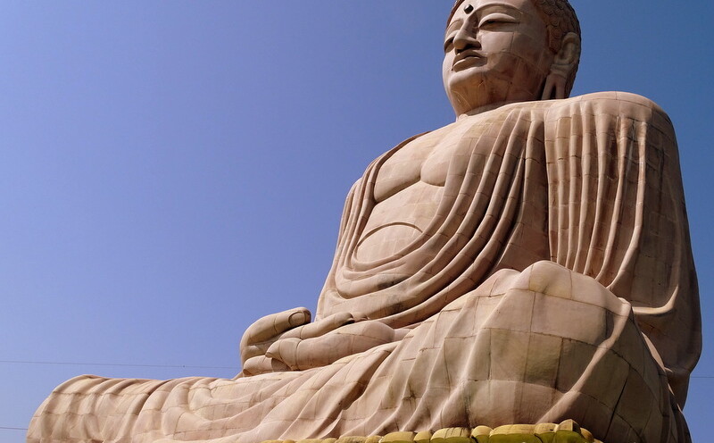Daibutsu - The Great Buddha Statue at Bodhgaya, Bihar, India