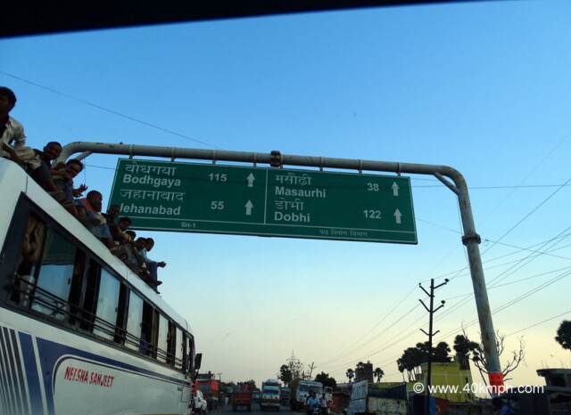 Distance from Patna to Bodhgaya and various Places