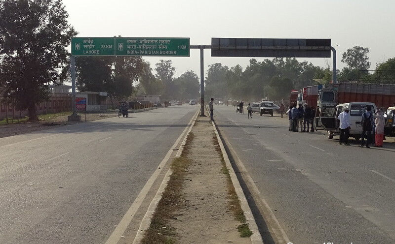 Distance from Wagah Border (Punjab, India) to Lahore