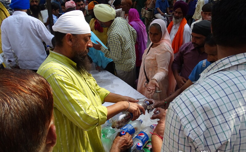 Free Soft Drinks Distribution on Diwali Day at Amritsar, Punjab, India