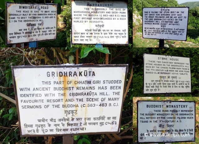 Historical Locations On The Way to Gridhakuta (Rajgir, Bihar, India)