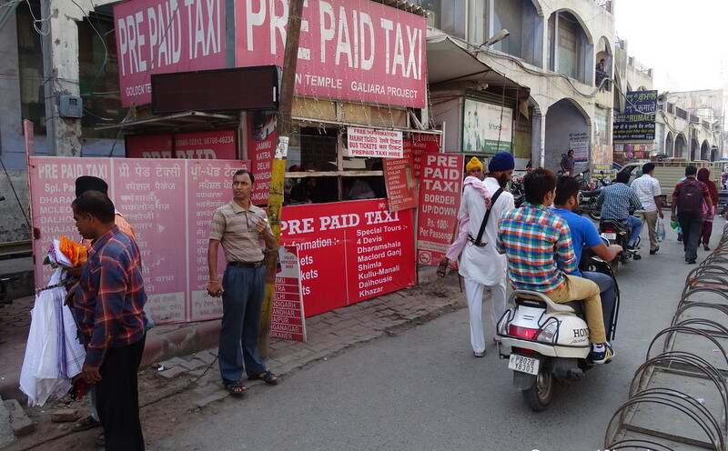 Prepaid Taxi Booth nearby Golden Temple, Amritsar, Punjab, India