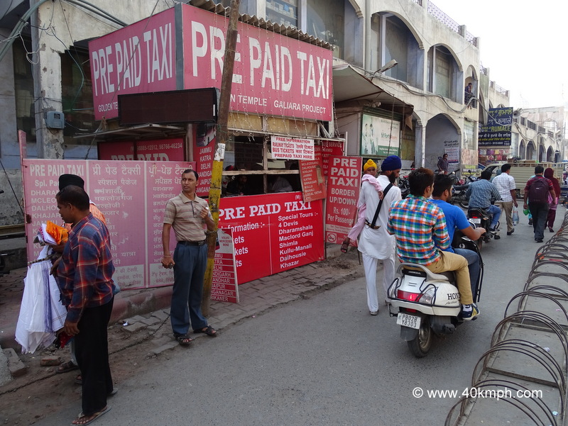 Prepaid Taxi Booth nearby Golden Temple, Amritsar