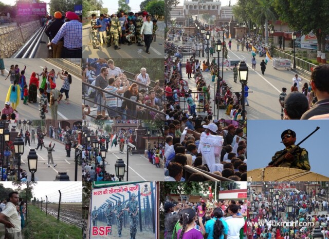 Wagah Border Flag Lowering Ceremony, Punjab, India