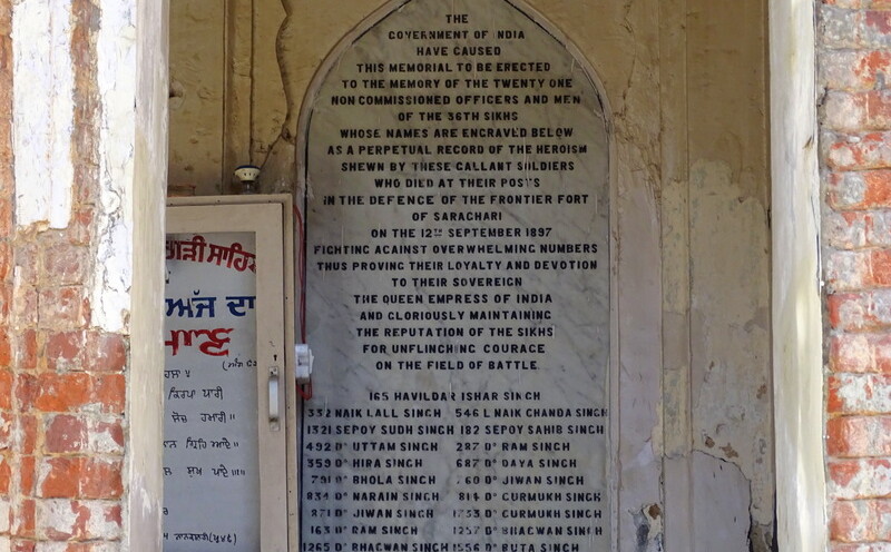 A Memorial at Gurudwara Saragarhi, Amritsar, Punjab, India