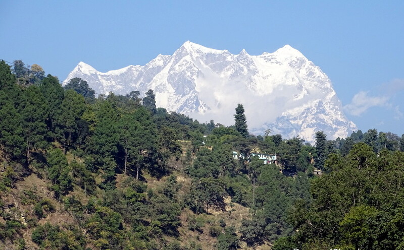 Close View of Chaukhamba Peak from Agastyamuni (Rudraprayag), Uttarakhand, India