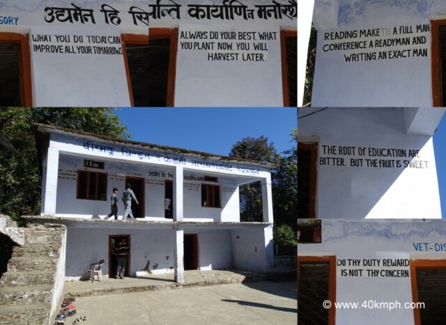Motivational Quotes for School Students at Veerbhadra Children Academy, Narayankoti (Rudraprayag), Uttarakhand, India