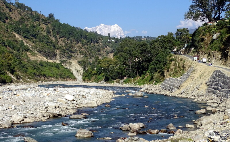 View of Chaukhamba Peak from Agastyamuni (Rudraprayag), Uttarakhand, India